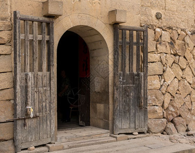 位于Xiamen附近的usco遗址的门和位于Huanesco世界遗址的Tulo环形社区门图片