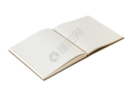 白纸上孤立的开放空白笔记本模型白纸上孤立的开放空白笔记本图片