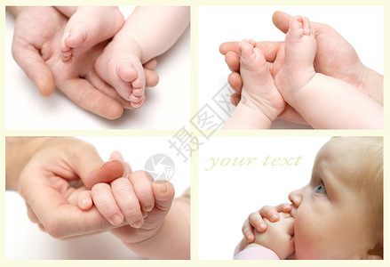 婴儿小手和脚图片