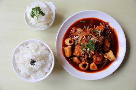 韩式海鲜饭图片