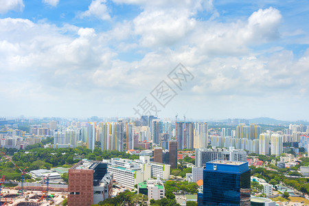 夏纳波尔生活区的空中景象图片