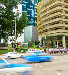 车轮交通现代建筑城市风景背景图片