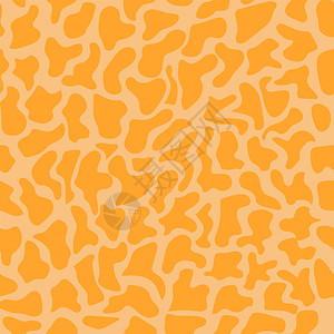 橙色调的无缝背景仿制长颈鹿皮肤纺织品背景室内装饰和包的理想解决方案背景图片