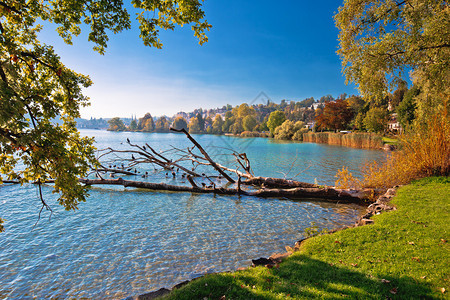 夏季风景中瑞士部风景图片