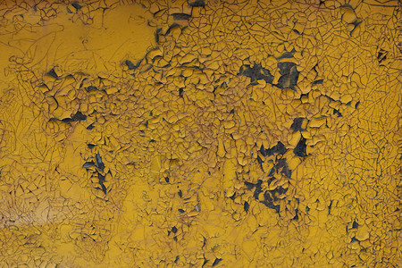 旧黄色黑漆背景覆盖艺术作品的粗体纹理模板图片