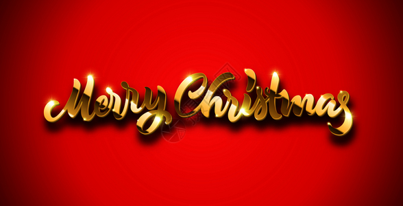 圣诞节字体冬季圣诞节派对邀请函海报和xmas贺卡可以使用插画