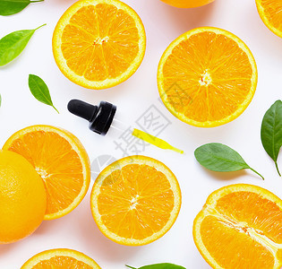 白底绝缘的新鲜橙子水果柑橘类基本油图片