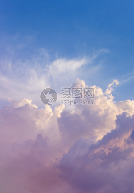 天空粉色和蓝颜sky抽象背景图片