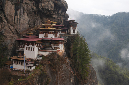 位于不丹帕罗的虎穴寺虎穴寺帕罗不丹图片