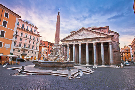 意大利首都罗马黎明的永恒城市图片