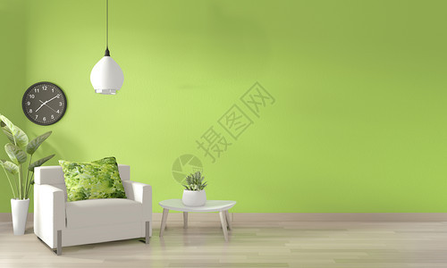 绿色风格的室内装修图片