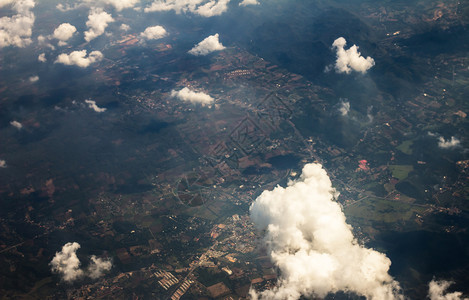 地貌的空中视图图片