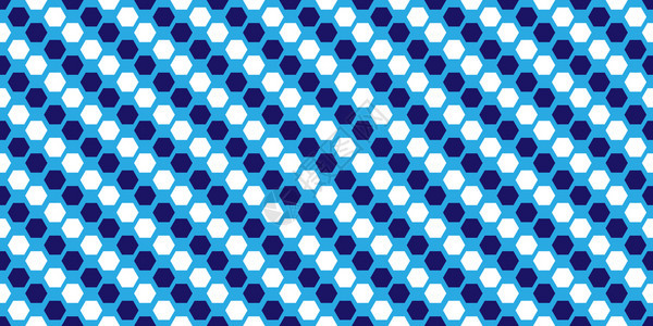 平行六边形蓝色无缝矢量图案图片