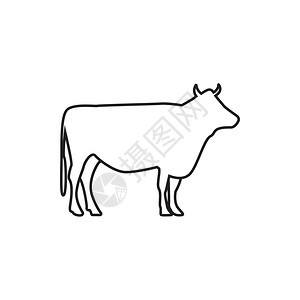 牛排图形设计模板矢量孤立插图图片