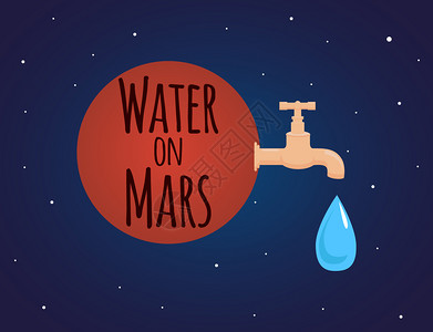 火星上的水资源图片