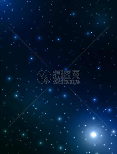 用于您创造力的矢量背景显示空间和恒星用于您crea的矢量背景图片