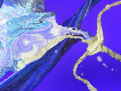抽象的蓝色紫黄丙烯喷雾彩图片插背景图片