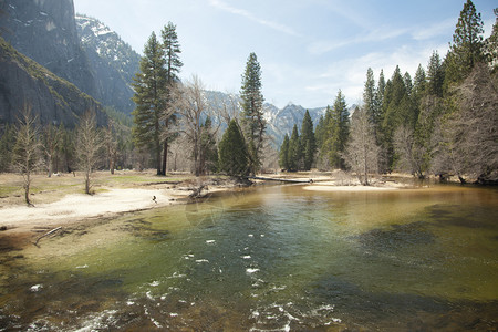 春日的喜剧yosemit河谷图片