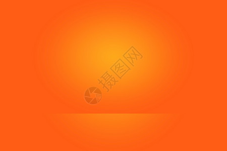 抽象橙色背景布局设计研究室网络模板具有平滑圆梯度颜色的商业报告图片