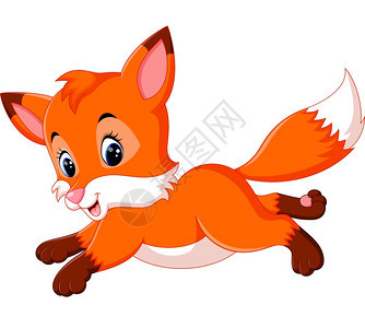 卡通可爱的狐狸图片