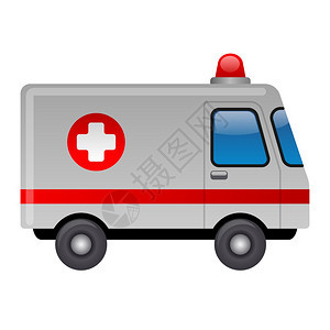 紧急救护车行驶服务平面图图片