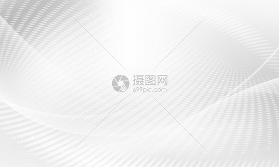 带有动态波的抽象灰色背景海报技术网络矢量图解图片