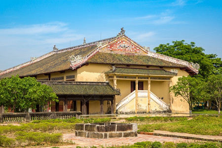 城堡皇宫禁城夏日拜南背景图片