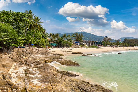夏日在泰国的普吉特海滨和安达曼图片