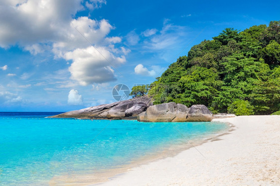 西米兰岛泰国夏季日的西米兰岛热带景观图片