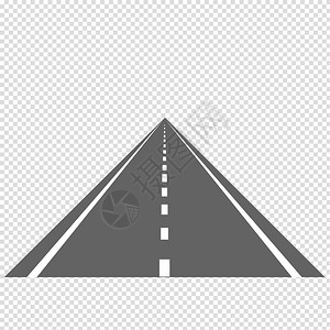 弯曲道路和高速公路的矢量图图片
