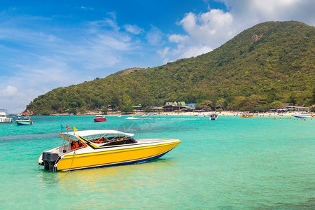 夏日的泰国科克兰岛图片