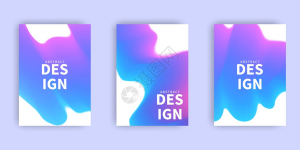 用于您图形色彩多设计小册子布局设计模板的抽象拟糊贴多彩梯度背景a4概念图片
