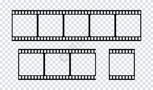 火龙果矢量元素胶片条纹图示矢量孤立元素胶片条黑色图标录像带摄影胶片条纹框矢量eps10背景