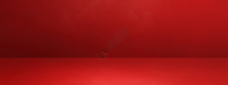 红混凝土内部背景横幅空模板场景红混凝土内部背景横幅图片