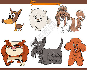 纯种狗漫画人物集的插图图片
