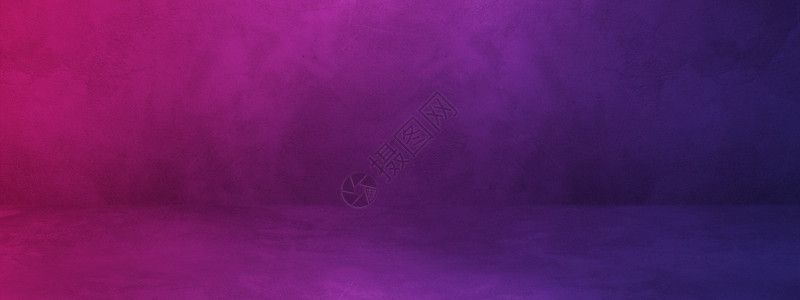 黑色和紫混凝土内部背景横幅空模板场景黑色和紫混凝土内部背景横幅图片