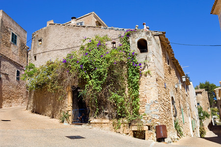 古老的Capder村在梅多卡西班牙图片