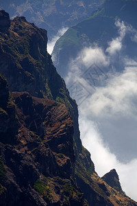 美丽的绿色青山玛吉拉岛波尔加图片