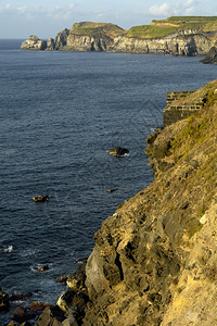 在SMiguel岛的沿海风景图片