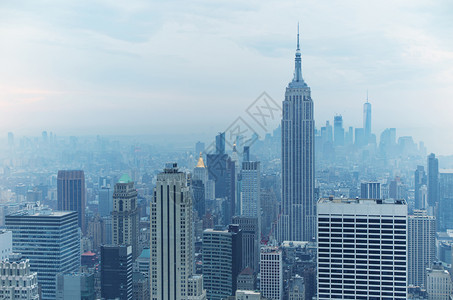 纽约的天空城市的高清图片素材