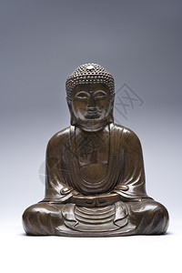 青铜佛雕像图片