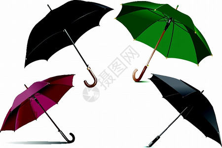 伞矢量插图图片