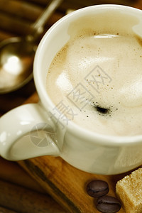 特制意大利新准备的咖啡杯图片