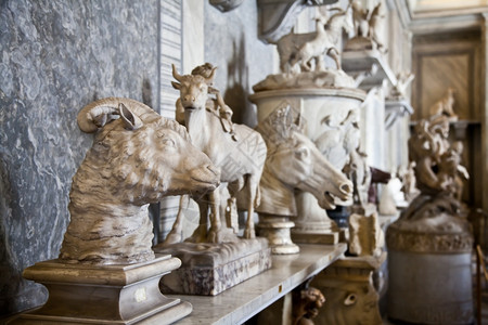 意大利罗马梵蒂冈博物馆雕像收藏图片