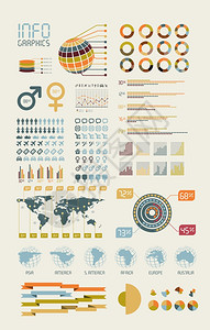 详细信息矢量图世界地和信息示图片