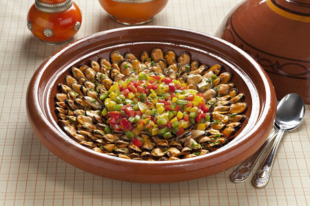 摩洛哥马雷克奇Marakech的摩洛哥贝菜图片