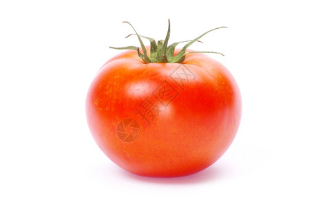 白背景孤立的西红柿背景图片
