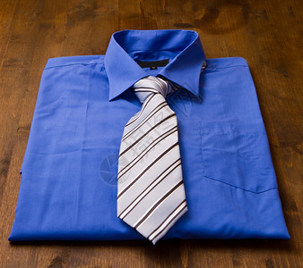 新的蓝色人和衬衫领带图片