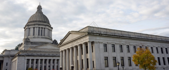 国会立法院建筑石柱前线奥林匹亚华盛顿全景图片