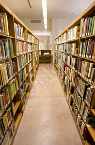 植物园林图书馆大厅文学架背景图片